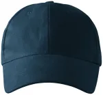 6-Panel-Baseballmütze, dunkelblau