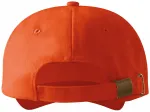 6-Panel-Baseballmütze, orange