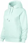 Bequemes Damen-Sweatshirt mit Kapuze, eisgrün
