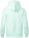 Bequemes Damen-Sweatshirt mit Kapuze, eisgrün
