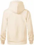 Bequemes Damen-Sweatshirt mit Kapuze, mandel