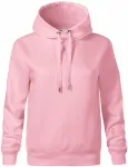 Bequemes Damen-Sweatshirt mit Kapuze, rosa
