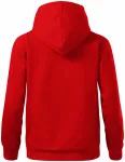 Bequemes Damen-Sweatshirt mit Kapuze, rot