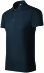 Bequemes Poloshirt für Herren, dunkelblau