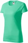 Damen einfaches T-Shirt, Minze