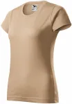 Damen einfaches T-Shirt, sandig