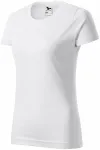 Damen einfaches T-Shirt, weiß