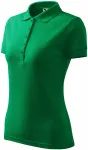 Damen elegantes Poloshirt, Grasgrün