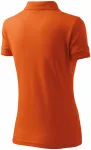Damen elegantes Poloshirt, orange