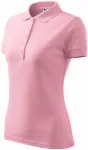 Damen elegantes Poloshirt, rosa Damen elegantes Poloshirt, rosa