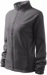 Damen Fleecejacke, stahlgrau