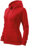Damen Hoodie mit Kapuze, rot