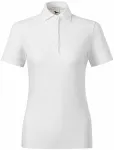 Damen-Poloshirt aus Bio-Baumwolle, weiß