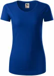 Damen T-Shirt, Bio-Baumwolle, königsblau