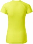 Damen-T-Shirt für den Sport, Neon Gelb