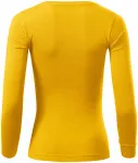 Damen T-Shirt mit langen Ärmeln, gelb
