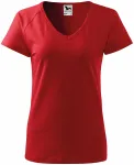 Damen T-Shirt mit Raglanärmel, rot