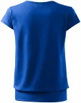 Damen trendy T-Shirt, königsblau