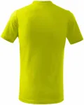 Das einfache T-Shirt der Kinder, lindgrün
