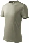 Das einfache T-Shirt der Kinder, helles Khaki