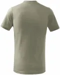 Das einfache T-Shirt der Kinder, helles Khaki