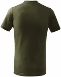 Das einfache T-Shirt der Kinder, military