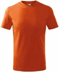 Das einfache T-Shirt der Kinder, orange