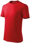 Das einfache T-Shirt der Kinder, rot