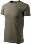 Das einfache T-Shirt der Männer, army Das einfache T-Shirt der Männer, army