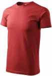 Das einfache T-Shirt der Männer, burgund