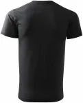 Das einfache T-Shirt der Männer, Ebenholz Grau