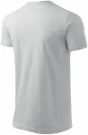 Das einfache T-Shirt der Männer, hellgrauer Marmor