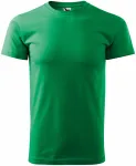 Das einfache T-Shirt der Männer, Grasgrün