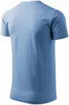 Das einfache T-Shirt der Männer, Himmelblau