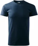 Das einfache T-Shirt der Männer, dunkelblau