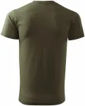 Das einfache T-Shirt der Männer, military