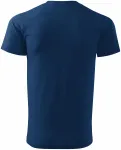 Das einfache T-Shirt der Männer, Mitternachtsblau