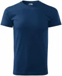 Das einfache T-Shirt der Männer, Mitternachtsblau