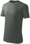 Das klassische T-Shirt der Männer, dunkler Schiefer Das klassische T-Shirt der Männer, dunkler Schiefer