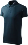 Einfaches Herren Poloshirt, dunkelblau