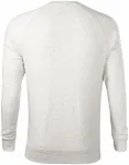 Einfaches Herren-Sweatshirt, weisser Marmor