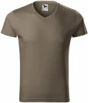 Eng anliegendes Herren-T-Shirt, army