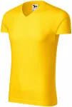Eng anliegendes Herren-T-Shirt, gelb