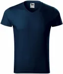 Eng anliegendes Herren-T-Shirt, dunkelblau