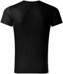 Eng anliegendes Herren-T-Shirt, schwarz