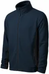 Fleece-Kontrastjacke für Herren, dunkelblau