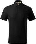Herren-Poloshirt aus Bio-Baumwolle, schwarz