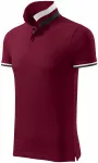 Herren Poloshirt mit Stehkragen, garnet