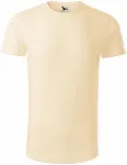 Herren T-Shirt aus Bio-Baumwolle, mandel