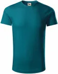 Herren T-Shirt aus Bio-Baumwolle, petrol blue